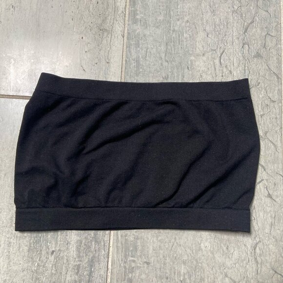 Sugarlips Seamless Strapless Bandeau Tube Top – Black, One Size (Fits XS–S) - Picture 1 of 5